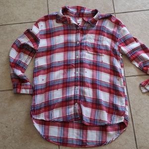 Girls Button Up